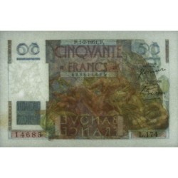F 20-17 - 01/02/1951 - 50 francs - Le Verrier - Série L.174 - Etat : SPL
