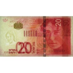 Israël - Pick 65b - 20 nouveaux sheqels - 2021 - Etat : NEUF