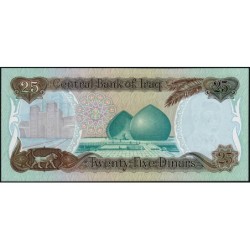 Irak - Pick 73a - 25 dinars - Série ‭ع خ /41 - 1986 - Etat : NEUF