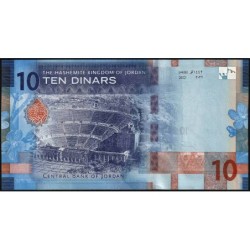 Jordanie - Pick 41a - 10 dinars - Série AD - 2022 - Etat : NEUF
