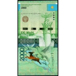 Kazakhstan - Pick 41_3 - 2'000 tenge - Série EA - 2020 - Etat : NEUF