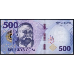 Kirghizistan - Pick 38a - 500 som - série AB - 2023 - Etat : NEUF