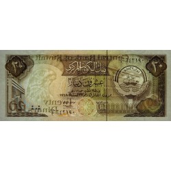 Koweït - Pick 16b_2 - 20 dinars - Série ‭و ڊ /9 - 1968 (1990) - Etat : NEUF