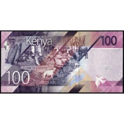 Kenya - Pick 53a - 100 shillings - Série BU - 2019 - Etat : NEUF