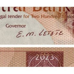 Lesotho - Pick 31 - 200 maloti - Série AA - 2023 - Commémoratif - Etat : NEUF