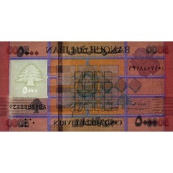 Liban - Pick 91c - 5'000 livres - Série A01 - 01/04/2021 - Etat : NEUF