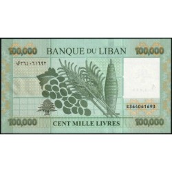 Liban - Pick 95d - 100'000 livres - Série E36 - 01/09/2020 - Etat : NEUF