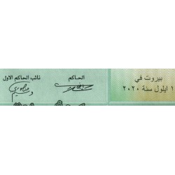 Liban - Pick 95d - 100'000 livres - Série E36 - 01/09/2020 - Etat : NEUF