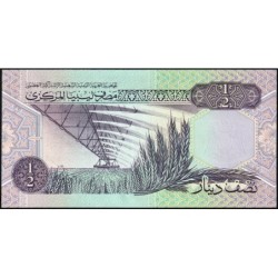 Libye - Pick 58b - 1/2 dinar - Série ‭4 د/22 - 1991 - Etat : NEUF