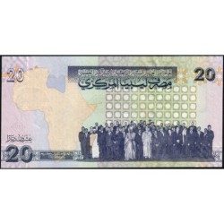 Libye - Pick 74 - 20 dinars - Série ‭2 ع/141 - 2009 - Etat : NEUF