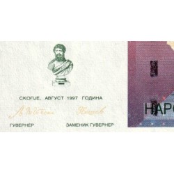 Macédoine - Pick 14b - 10 denars - Série Ч Ц - 08/1997 - Etat : NEUF