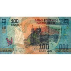 Madagascar - Pick 97b - 100 ariary - Série J - 2021 - Etat : NEUF