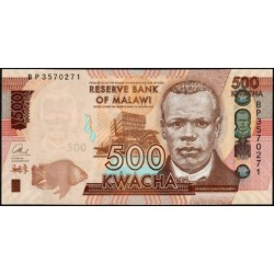 Malawi - Pick 66b - 500 kwacha - Série BP - 01/01/2017 - Etat : NEUF