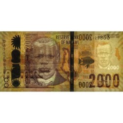 Malawi - Pick 70b - 2'000 kwacha - Série DA - 01/01/2022 - Etat : NEUF