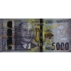 Malawi - Pick 71b - 5'000 kwacha - Série AR - 01/01/2022 - Etat : NEUF
