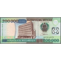 Mozambique - Pick 141a - 200'000 meticais - Série GB - 16/06/2003 - Etat : NEUF