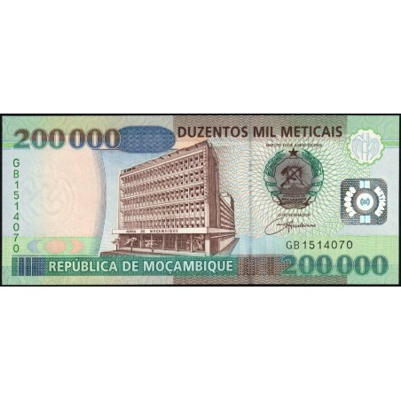 Mozambique - Pick 141a - 200'000 meticais - Série GB - 16/06/2003 - Etat : NEUF