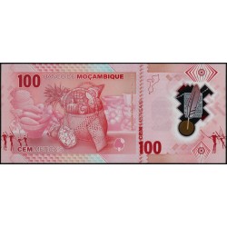 Mozambique - Pick 157a - 100 meticais - Série CA - 16/06/2024 - Polymère - Etat : NEUF