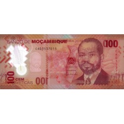 Mozambique - Pick 157a - 100 meticais - Série CA - 16/06/2024 - Polymère - Etat : NEUF