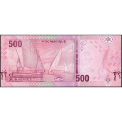 Mozambique - Pick 159a - 500 meticais - Série EA - 16/06/2024 - Etat : NEUF