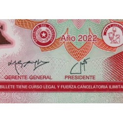 Paraguay - Pick 234d - 5'000 guaranies - Série J - 2022 - Polymère - Etat : NEUF