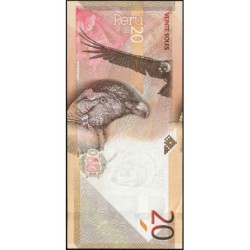 Pérou - Pick 197a - 20 soles - Série A C - 21/03/2019 - Etat : NEUF
