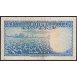 Rhodésie - Pick 24a-1 - 10 shilings - Série H/1 - 30/09/1964 - Etat : TB