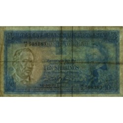 Rhodésie - Pick 24a-2 - 10 shilings - Série H/2 - 07/10/1964 - Etat : TB-
