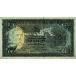 Rhodésie - Pick 33h - 10 dollars - Série J/35 - 19/11/1975 - Etat : SUP
