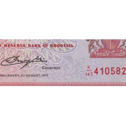 Rhodésie - Pick 35c - 2 dollars - Série K/143 - 20/01/1975 - Etat : NEUF