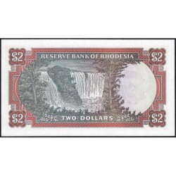 Rhodésie - Pick 35c - 2 dollars - Série K/147 - 20/01/1975 - Etat : NEUF