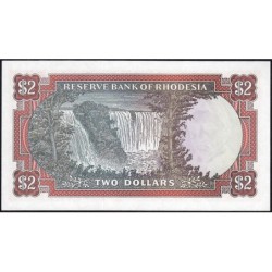 Rhodésie - Pick 35c - 2 dollars - Série K/147 - 20/01/1975 - Etat : NEUF