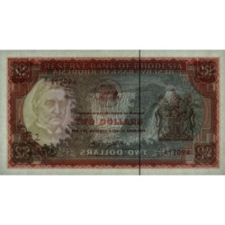 Rhodésie - Pick 35c - 2 dollars - Série K/147 - 20/01/1975 - Etat : NEUF