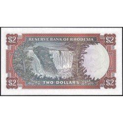 Rhodésie - Pick 35c - 2 dollars - Série K/147 - 20/01/1975 - Etat : NEUF