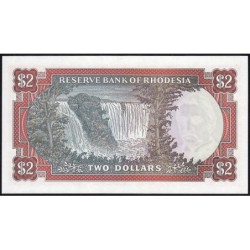 Rhodésie - Pick 35c - 2 dollars - Série K/147 - 20/01/1975 - Etat : NEUF