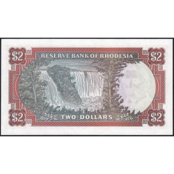Rhodésie - Pick 35c - 2 dollars - Série K/147 - 20/01/1975 - Etat : NEUF