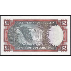 Rhodésie - Pick 35c - 2 dollars - Série K/147 - 20/01/1975 - Etat : NEUF