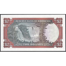 Rhodésie - Pick 35c - 2 dollars - Série K/147 - 20/01/1975 - Etat : NEUF