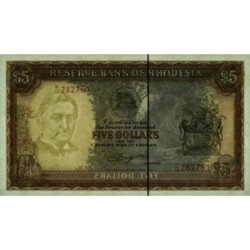 Rhodésie - Pick 36b - 5 dollars - Série M/19 - 20/10/1978 - Etat : NEUF