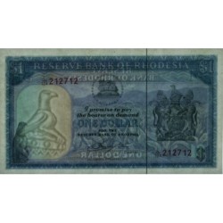 Rhodésie - Pick 38 - 1 dollar - Série L/124 - 02/08/1979 - Etat : NEUF