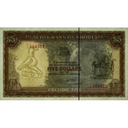 Rhodésie - Pick 40 - 5 dollars - Série M/22 - 15/05/1979 - Etat : SUP+
