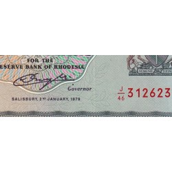 Rhodésie - Pick 41 - 10 dollars - Série J/46 - 02/01/1979 - Etat : NEUF