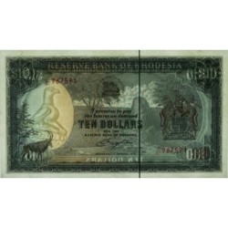 Rhodésie - Pick 41 - 10 dollars - Série J/46 - 02/01/1979 - Etat : pr.NEUF