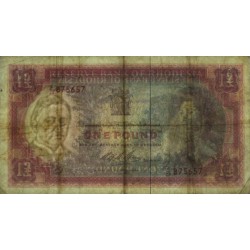 Rhodésie - Pick 28c - 1 pound - Série K/23 - 01/09/1967 - Etat : TB-