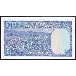 Rhodésie - Pick 38 - 1 dollar - Série L/124 - 02/08/1979 - Etat : NEUF