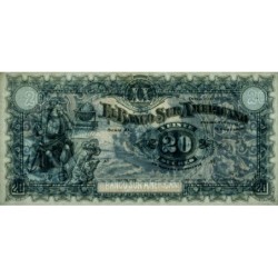 Equateur - Pick S 253a - 20 sucres - Série D - 02/01/1920 - Etat : NEUF