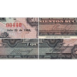 Equateur - Pick 96d - 500 sucres - Série LM - 23/07/1964 - Etat : TTB