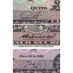 Equateur - Pick 113c_2g - 5 sucres - Série HU - 24/05/1980 - Etat : pr.NEUF