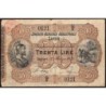 Credito Agricolo Industriale Sardo - Pick S 925 - 30 lire - Série G/S - 01/03/1874 - Etat : TB