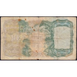 Birmanie - Pick 5 - 10 rupees - Série A/35 - 1938 - Etat : B